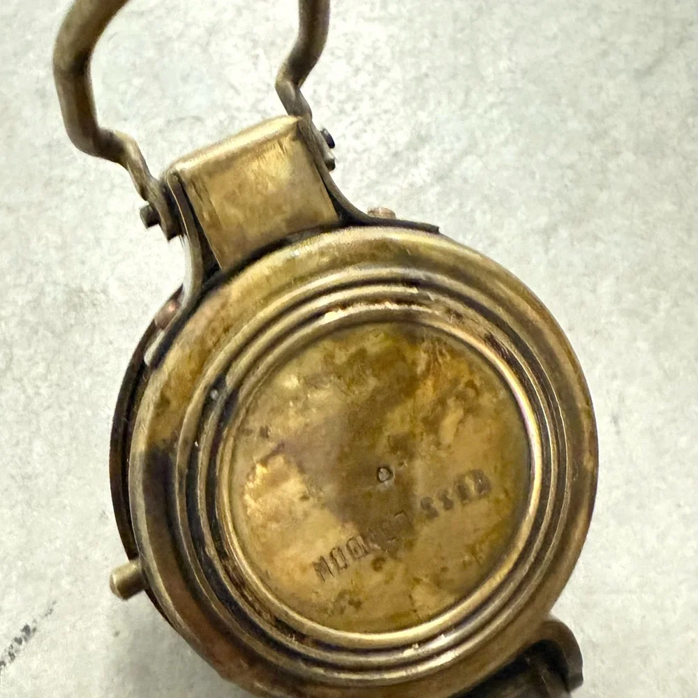 Authentic Vintage Brass Pocket Compass 4” x 2” x 1/2” - Picture 5 of 12